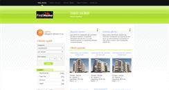 Desktop Screenshot of firsthome.ro