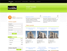 Tablet Screenshot of firsthome.ro